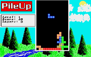 PileUp atari screenshot